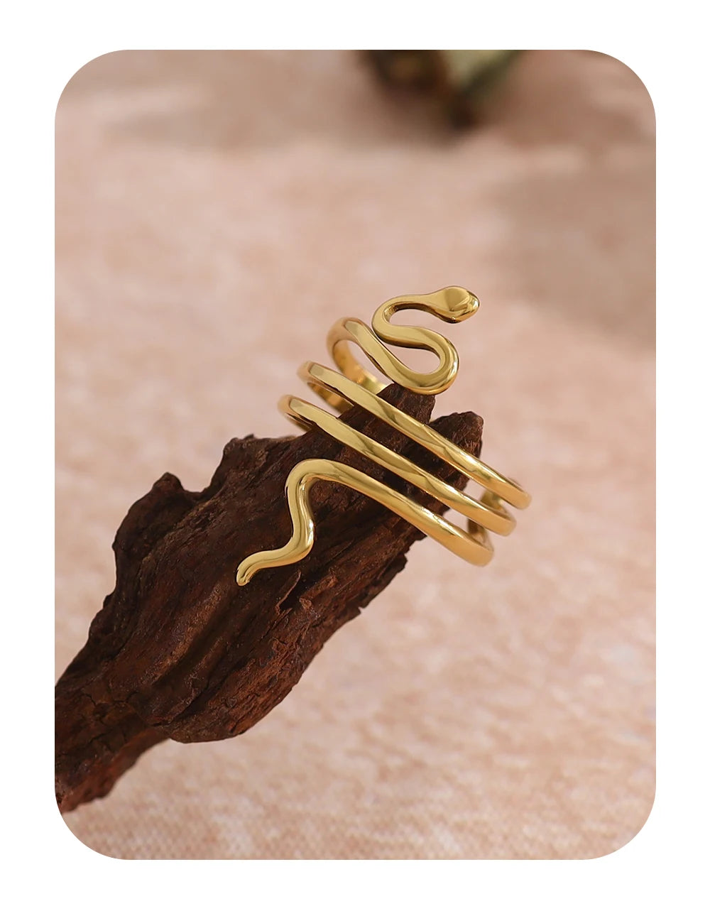 Snake Ring — Stainless Steel · PS475