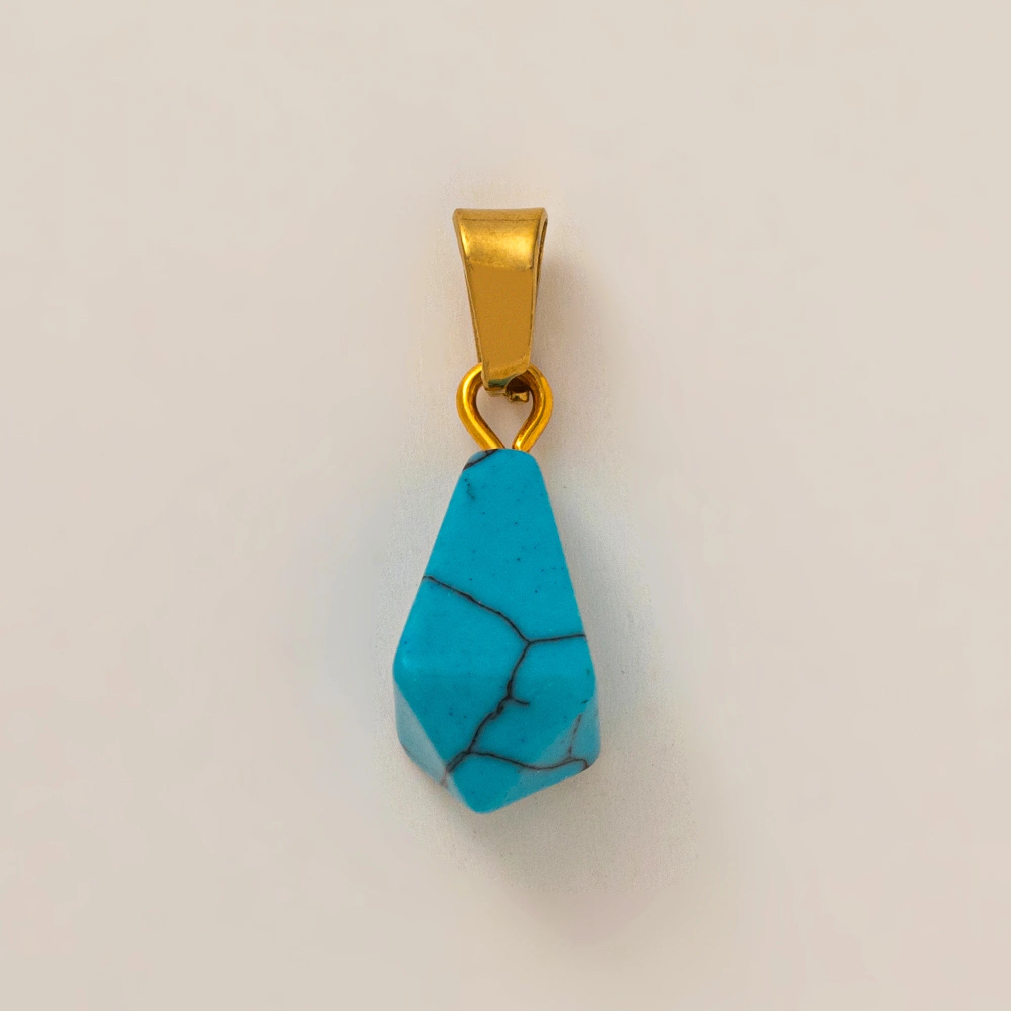 【DIY Pendant】18K Gold Plated Stainless Steel Charm Pendant - PS027