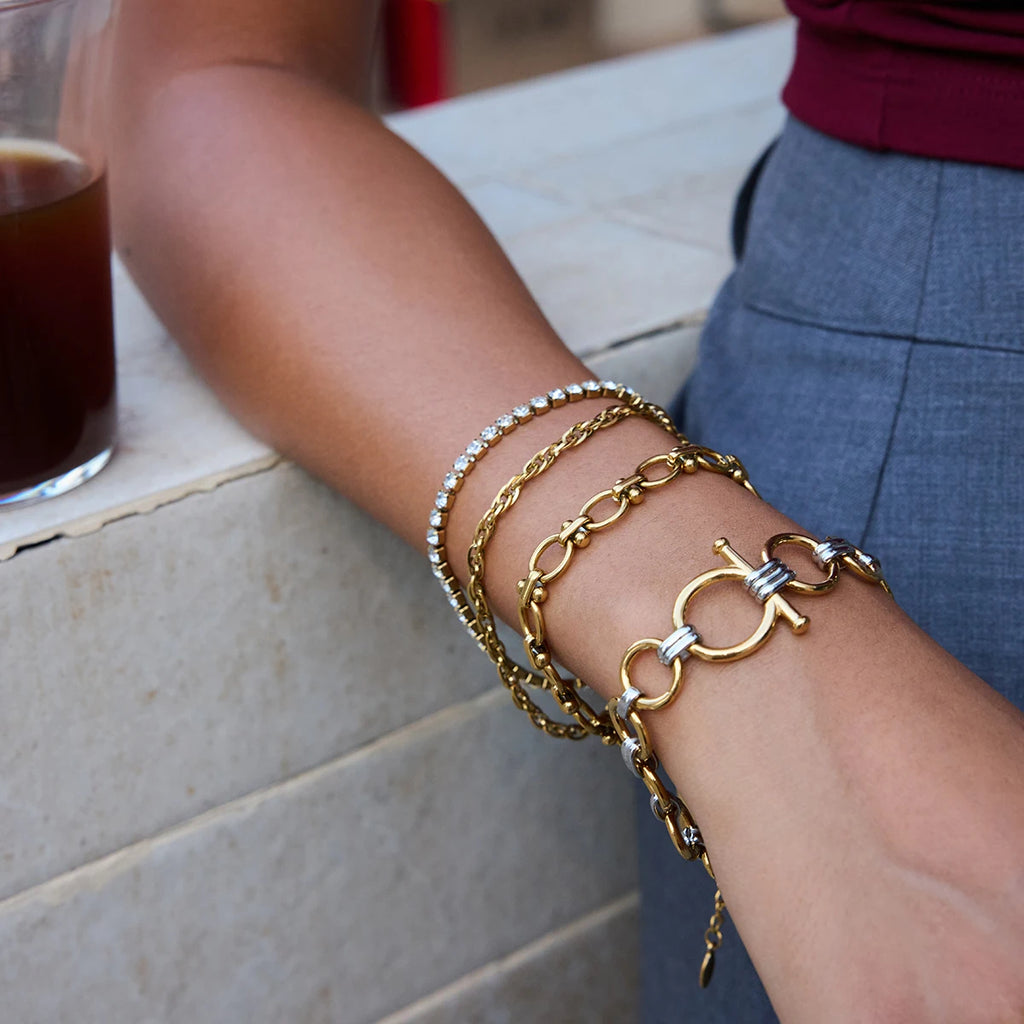 Equestrian Smooth Bracelet — Stainless Steel · PS302