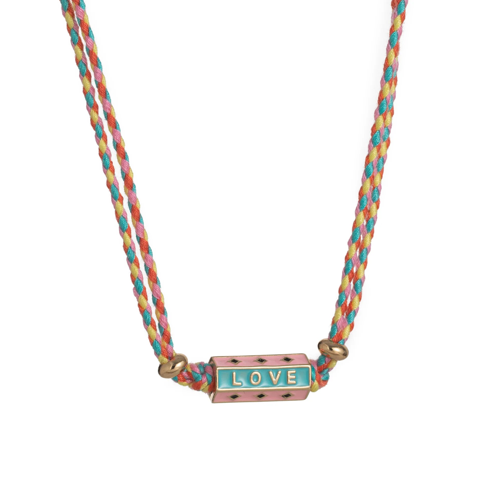 Tribal Style Handmade Braided Rope Pendant Necklace and Bracelet