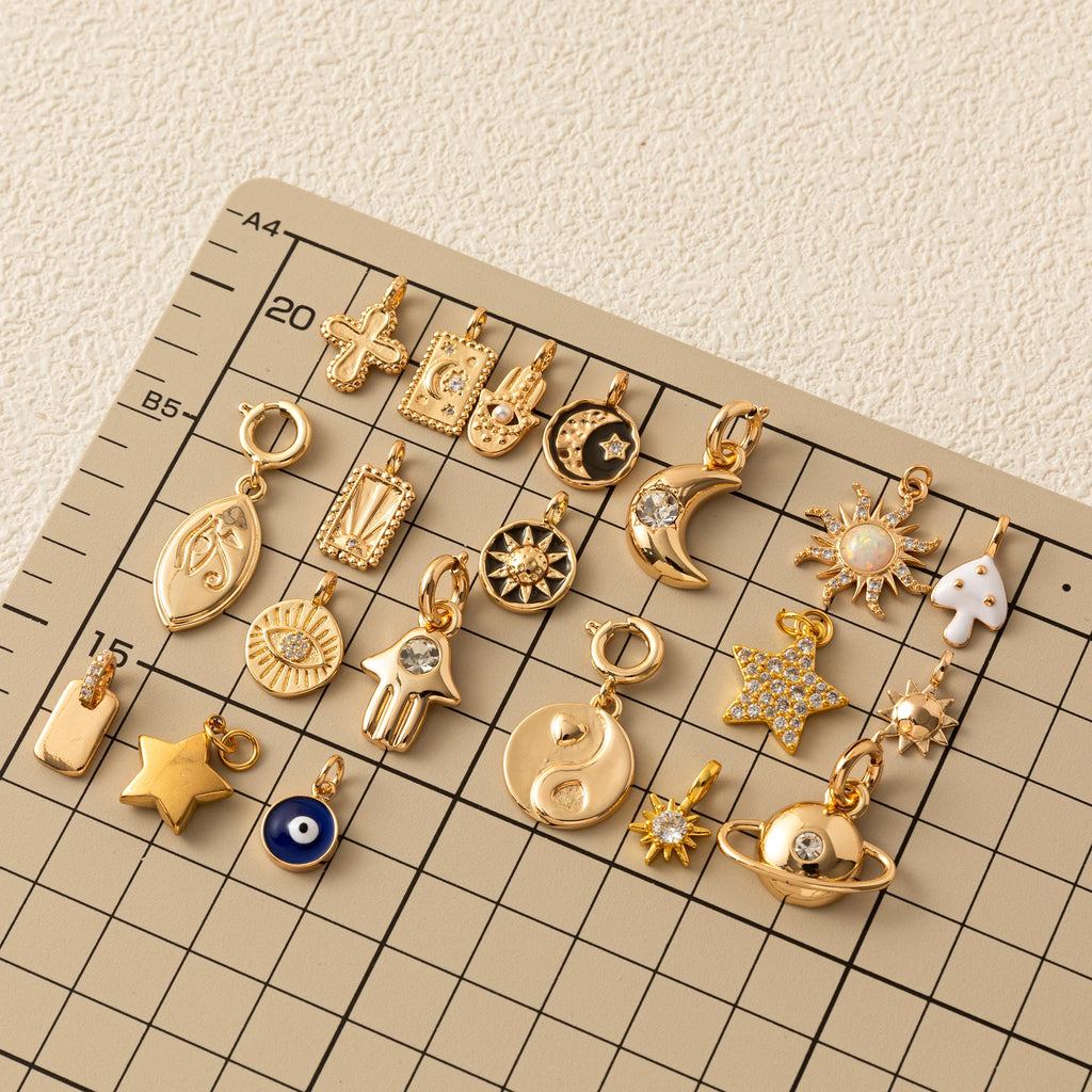 【DIY Pendant】Copper Celestial Charm Pendant - PC013