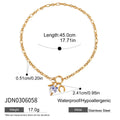 Heart Charm Necklace — Stainless Steel · PS146