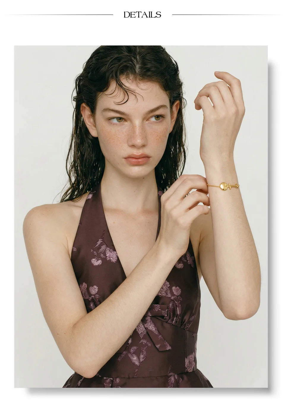 Geometric Bracelet — Gold-Plated Stainless Steel · PS1245