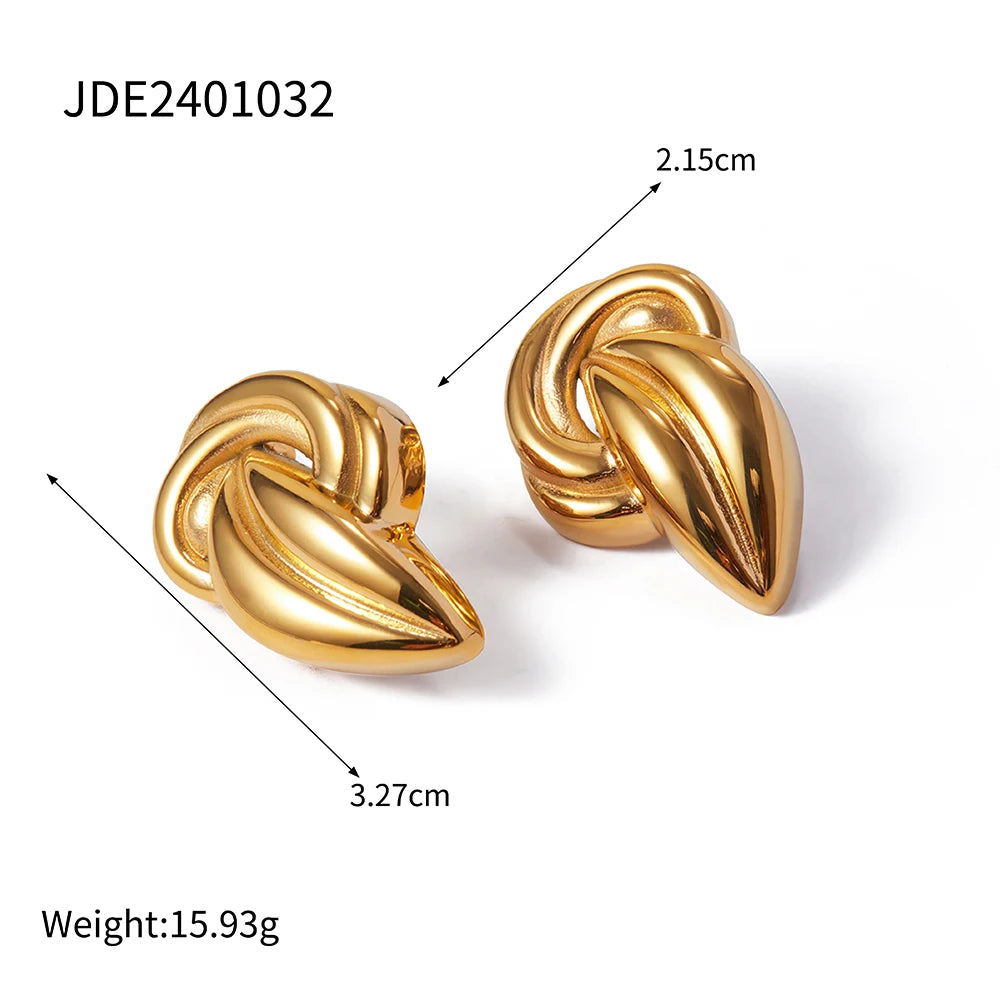 Mixed Vintage Stud Earrings — 316L Stainless Steel · PS094
