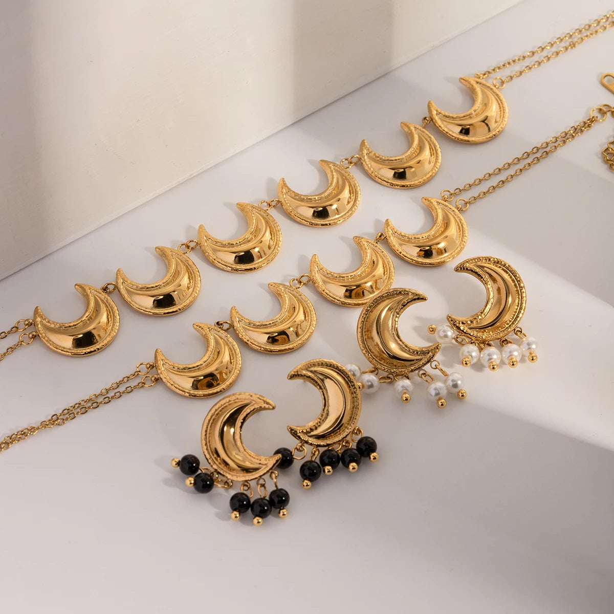 Crescent Moon Jewelry — Stainless Steel · PS130