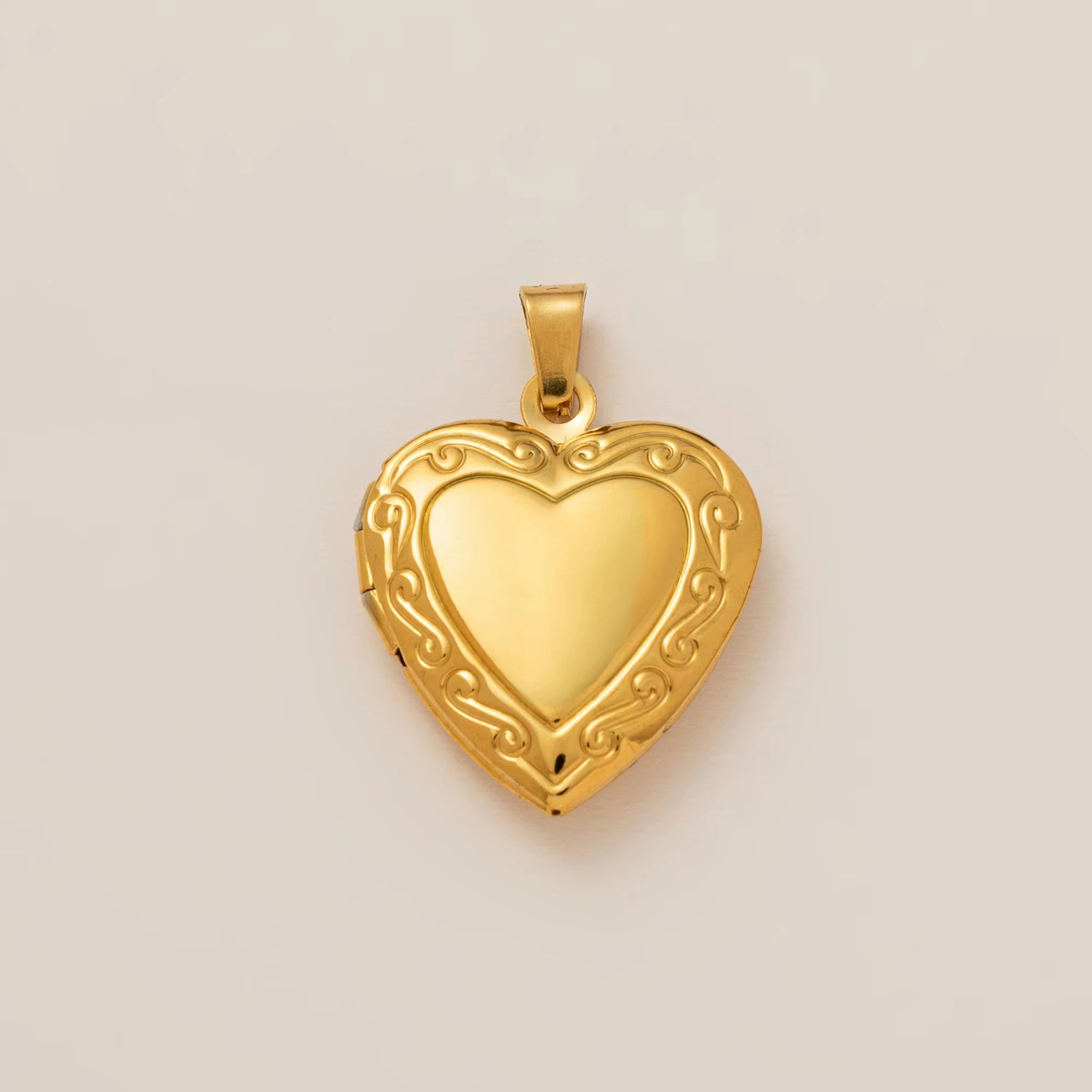【DIY Pendant】Stainless Steel Lucky & Floral Charm Pendant - PS026