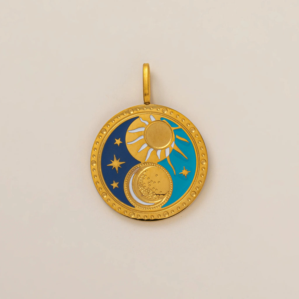 【DIY Pendant】18K Gold Plated Stainless Steel Charm Pendant - PS027