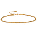 Geometric chain layered necklace in gold-plated stainless steel.