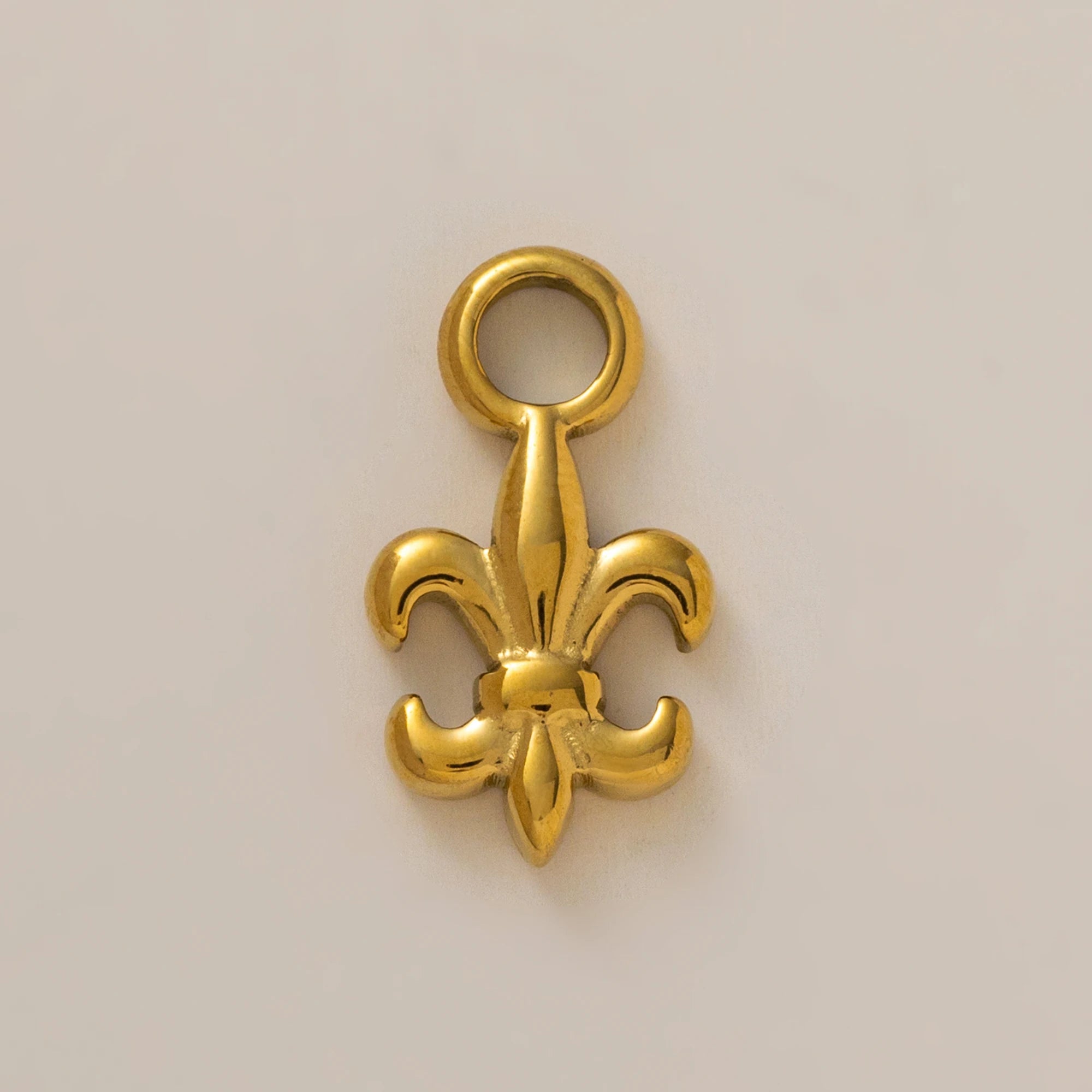 【DIY Pendant】18K Gold Plated Stainless Steel Charm Pendant - PS025