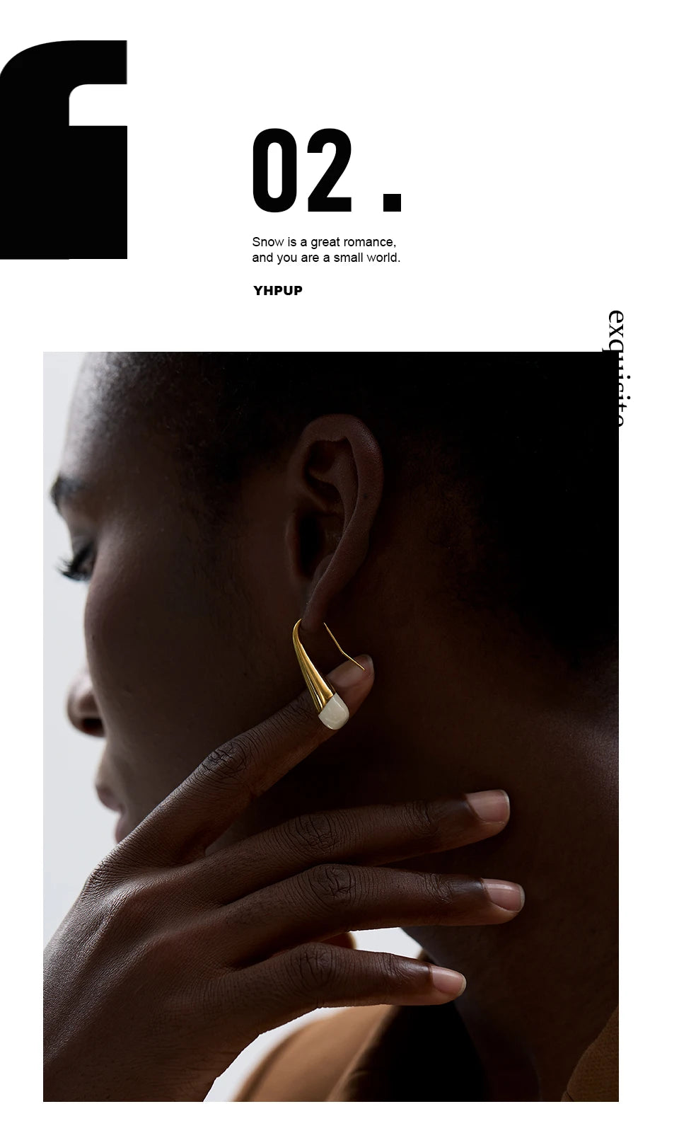 Enamel Geometric Earrings — Gold-Plated 316L Stainless Steel with Enamel · PS1605