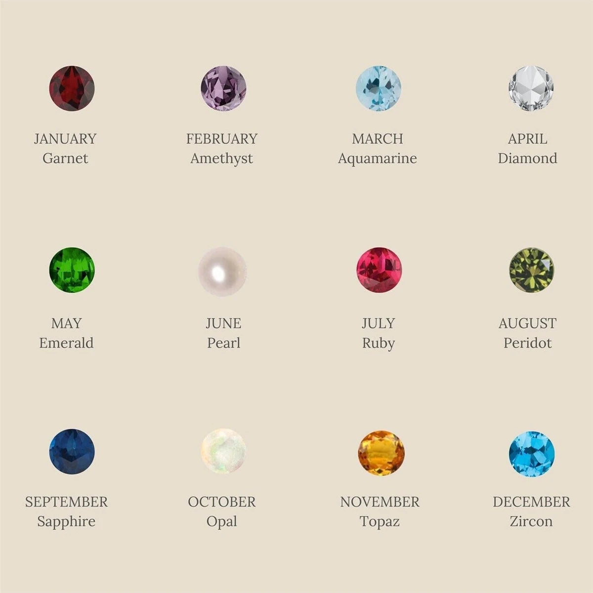 Titanium steel ins teardrop pearl December birthstone necklace zircon pendant gold-plated color preservation