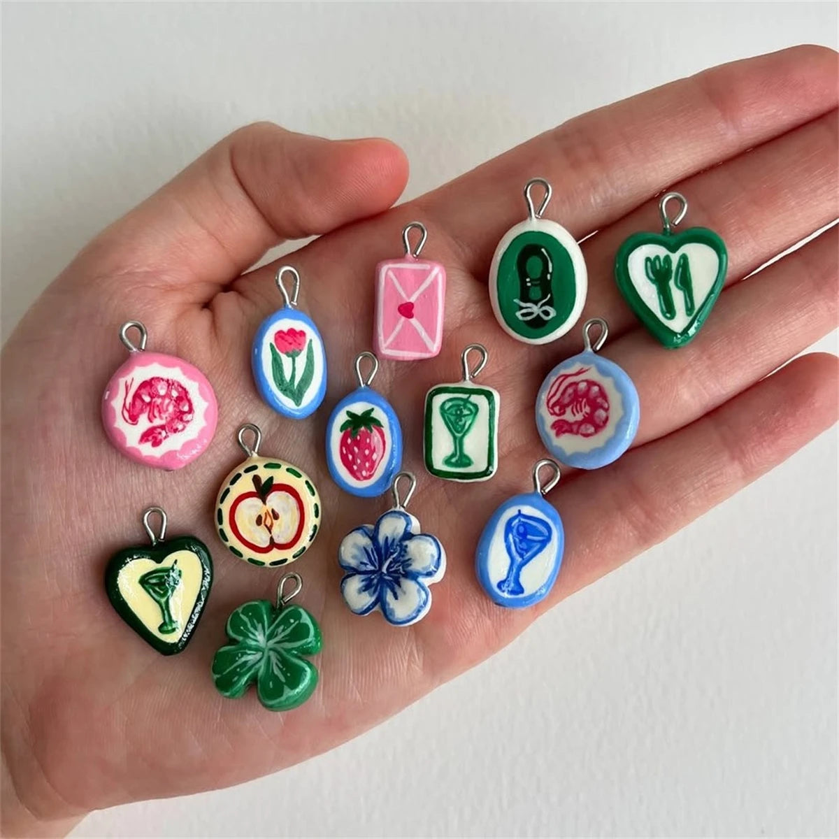 【DIY Pendant】Copper Colorful Charm Pendant - PC012