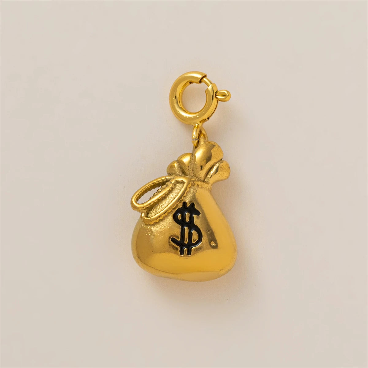 【DIY Pendant】Stainless Steel Zircon Charm Pendant - PS013