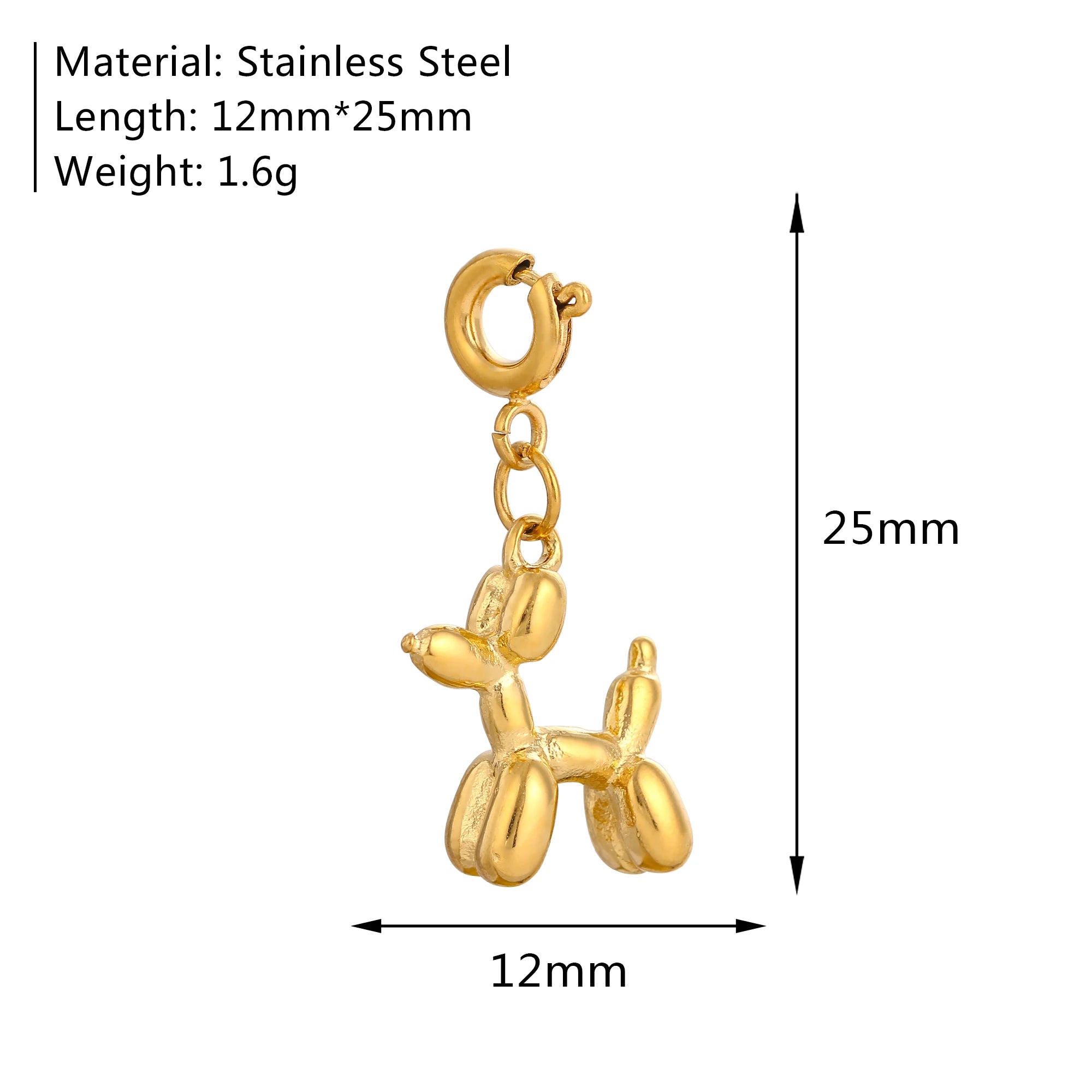 【DIY Pendant】Stainless Steel Charm Pendant - PS022