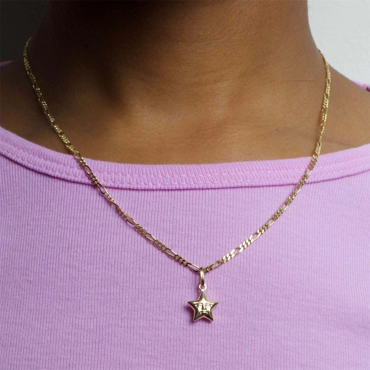 【DIY Pendant】Gold Plated Stainless Steel Charm Pendant - PS023
