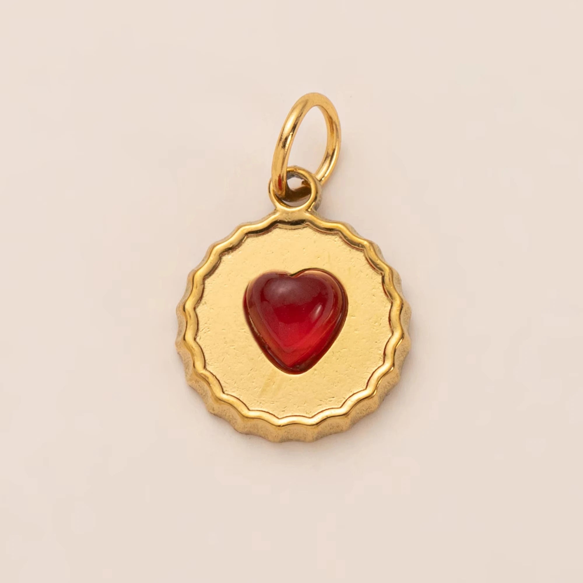 【Charm Necklace】Stainless steel fashionable casual teapot, biscuit, heart pendant, vacuum plated 18K gold color preservation in the furnace