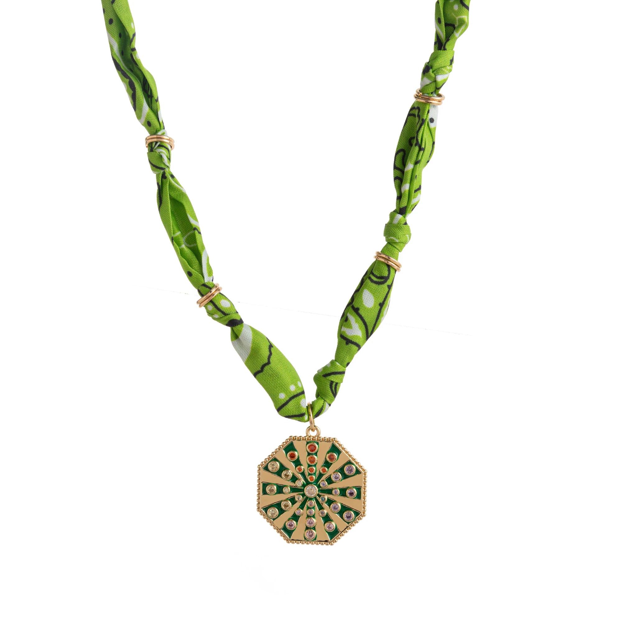 Dopamine leopard print velvet rope chain with pendant starfish, small fish, shell, sun, fashionable design necklace for women