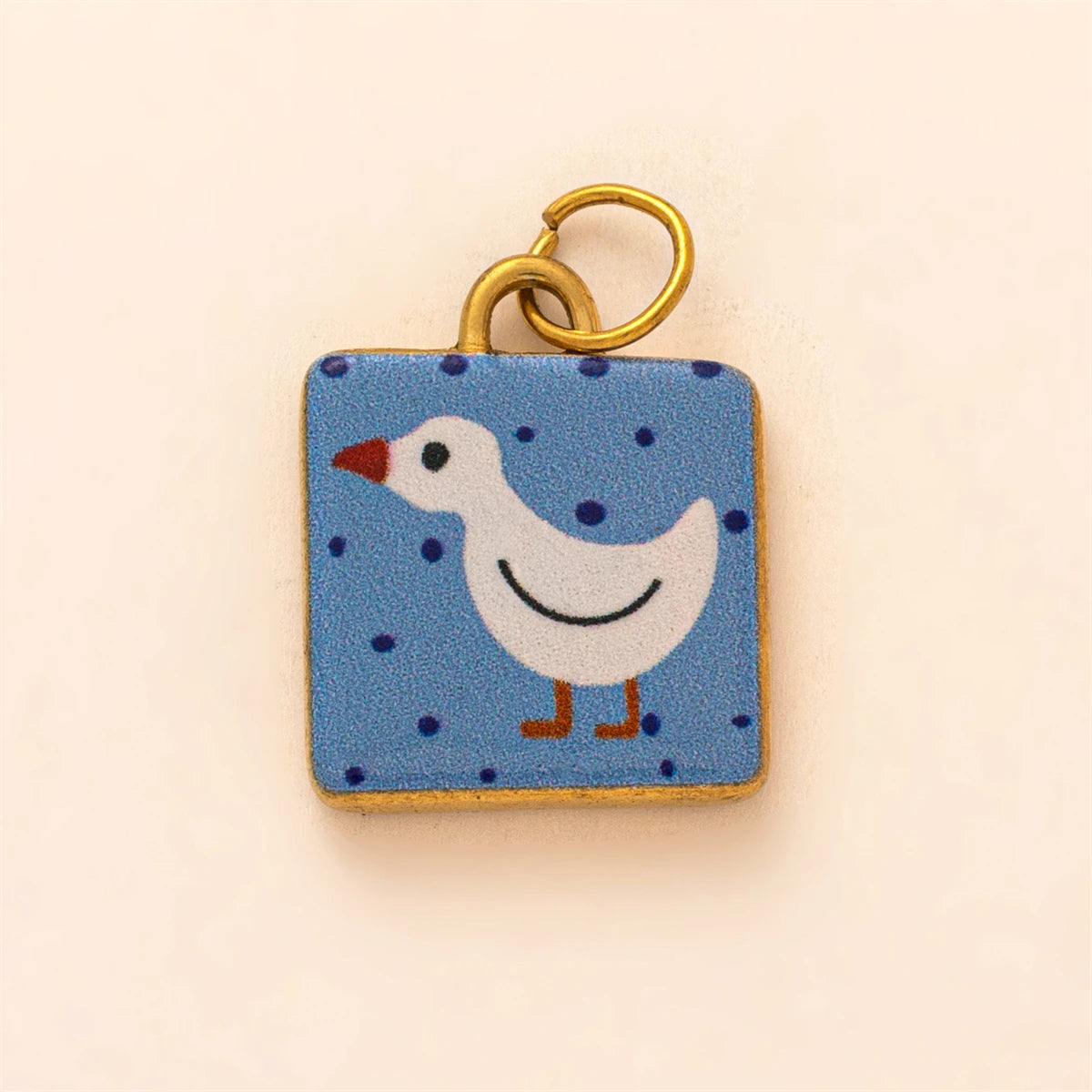 【DIY Pendant】Stainless Steel Floral & Fruit Charm Pendant - PS007