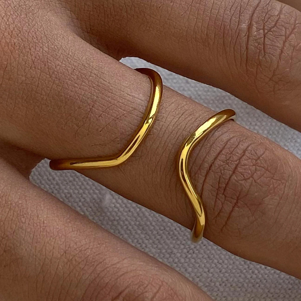 Statement Ring Stack — Stainless Steel · PS255