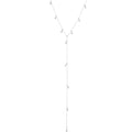 Geometric chain necklace in gold-plated stainless steel.