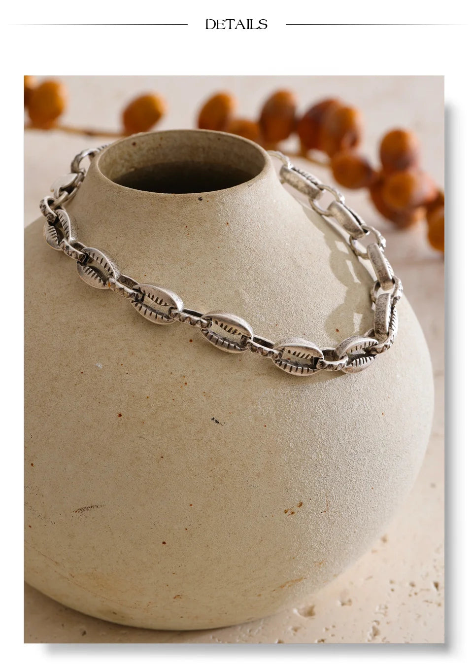 Vintage Geometric Chain Bracelet — Gold-Plated Stainless Steel · PS1366