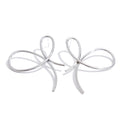 Bow Geometric Earrings — Gold-Plated Stainless Steel · PS1230