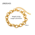 Layered Mesh Chain Bracelet Stack — Stainless Steel · PS014