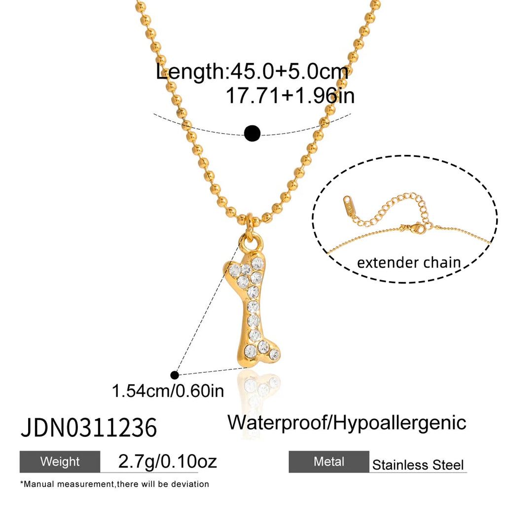 Pet Hug Pendant Necklace — Stainless Steel · PS338