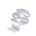 Geometric bracelet in gold-plated stainless steel.