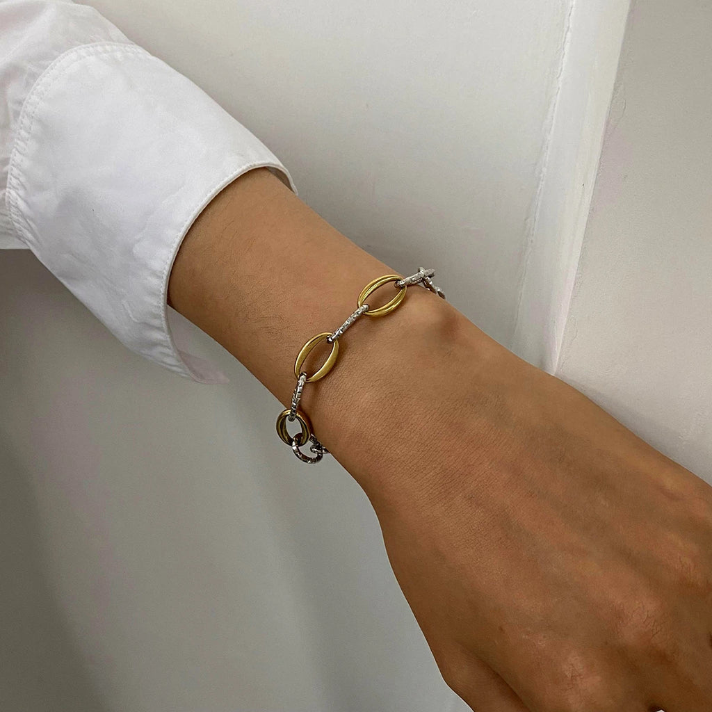 Twisted Chain Bracelet — Stainless Steel · PS352