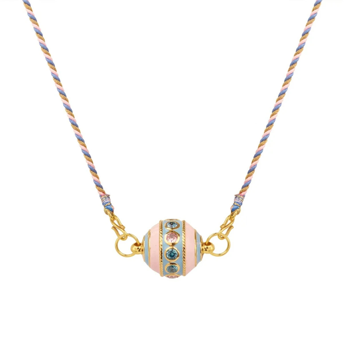 Fashion color Tarot necklace simple drop oil zircon pendant gold-plated color preservation