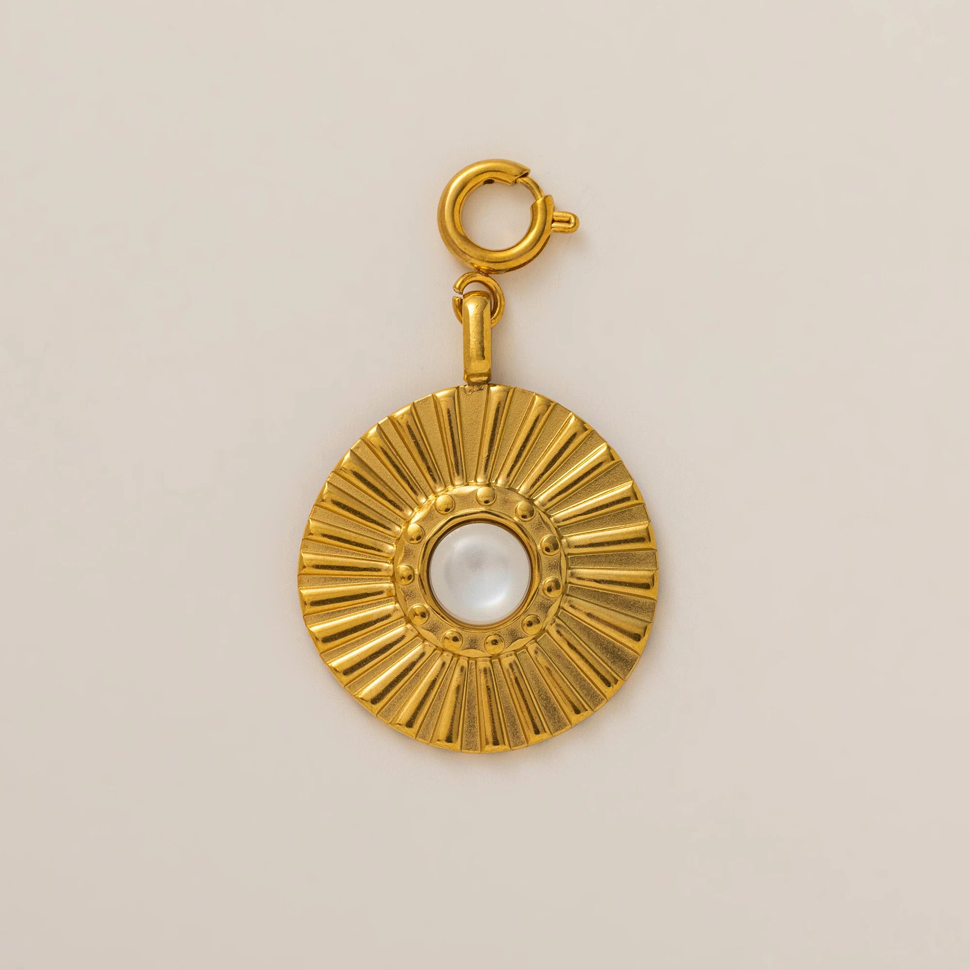 【DIY Pendant】18K Gold Plated Stainless Steel Charm Pendant - PS027