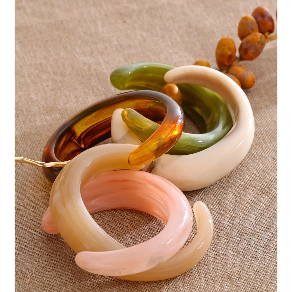 Resin Acrylic Geometric Bracelet — Resin with Acrylic · PA67