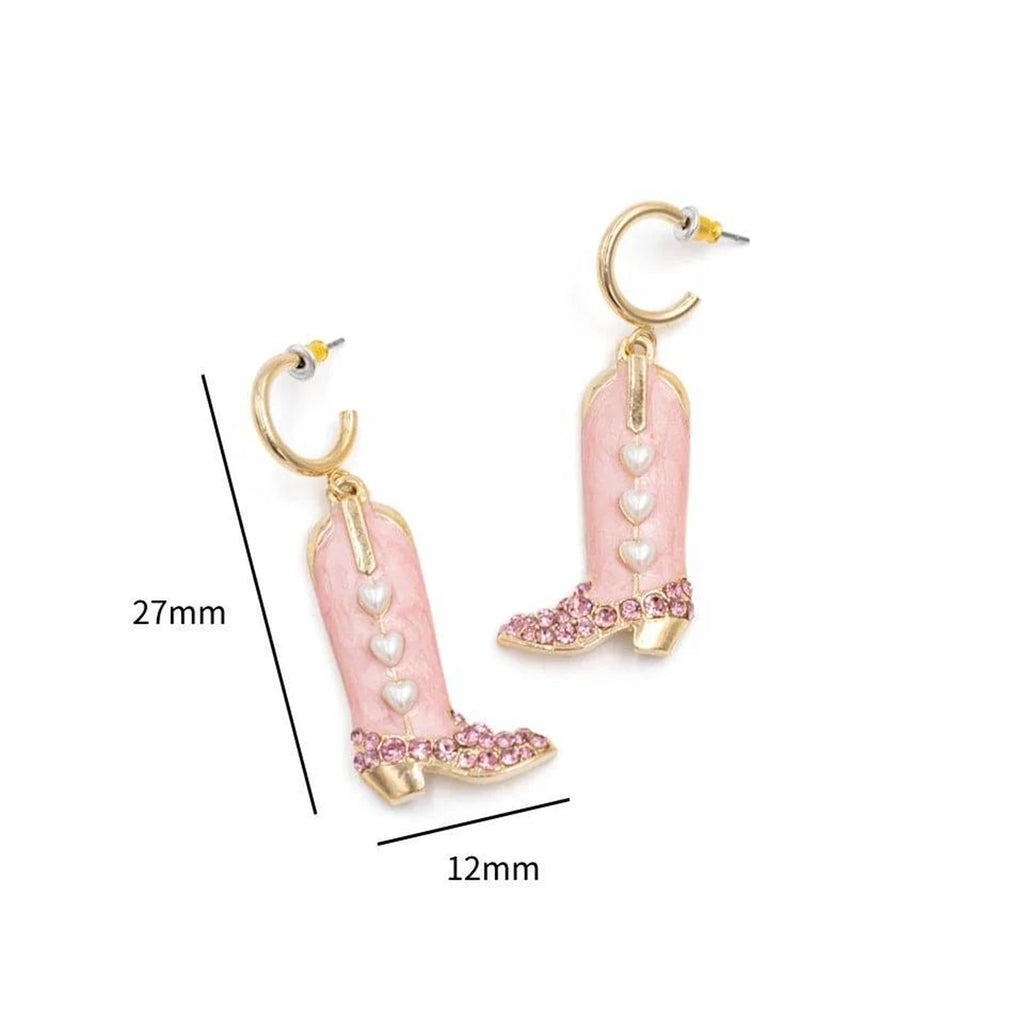 New Fashion Autumn Boots Love Earrings Earrings Female Gold Plated Color Preserving Earrings