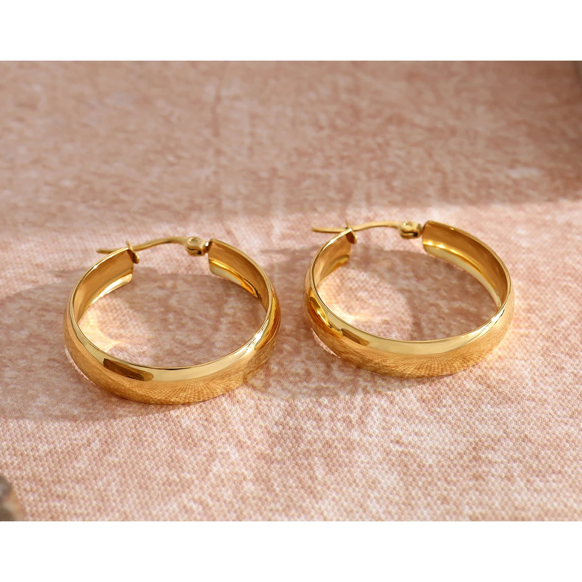 Hoop Earrings Vintage — 316L Stainless Steel · PS417