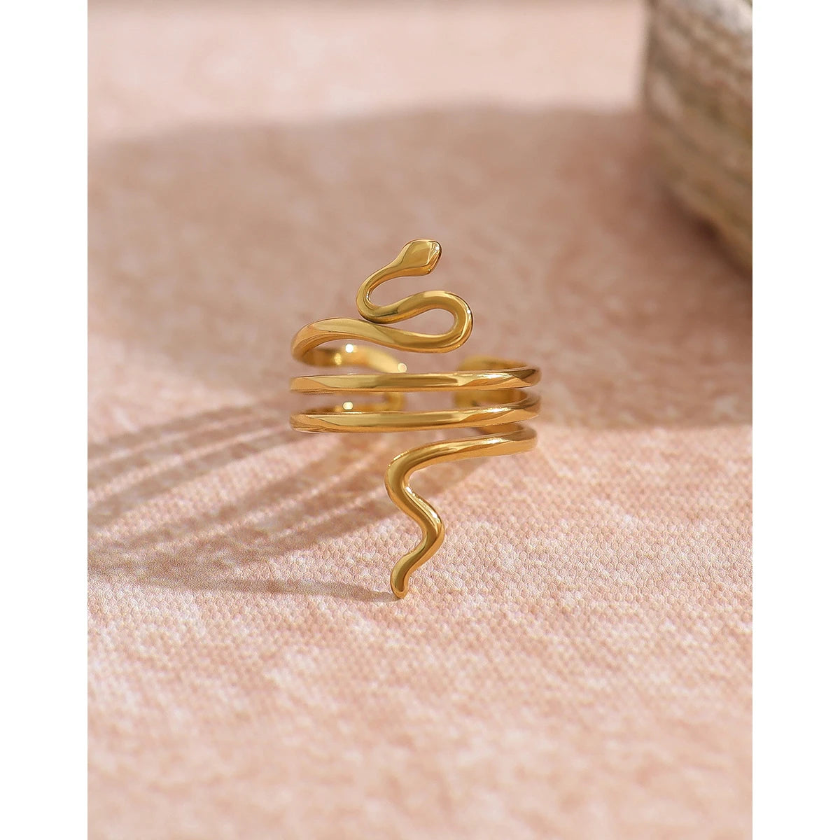 Snake Ring — Stainless Steel · PS475