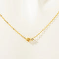 Titanium Steel 12 Birthday Stone Zircon Vintage Art Necklace Collar Chain High Color Protection 18K Gold Plated Necklace