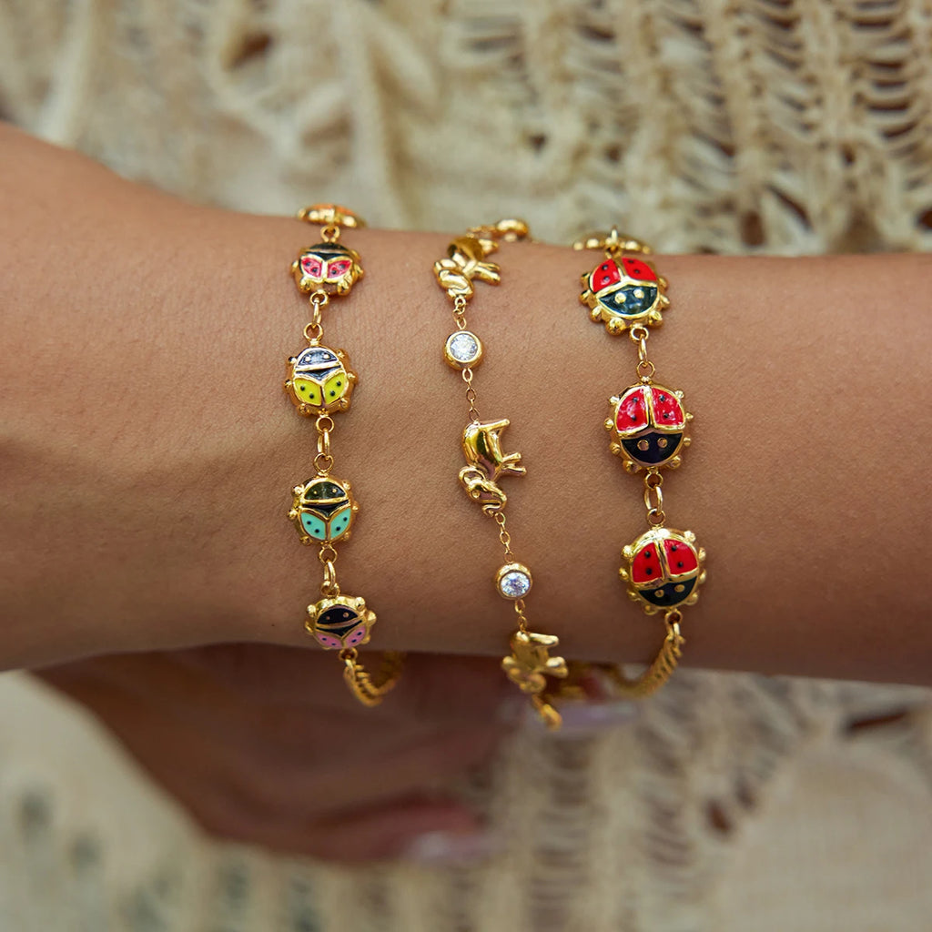 CZ Chain Bracelet — Stainless Steel · PS284