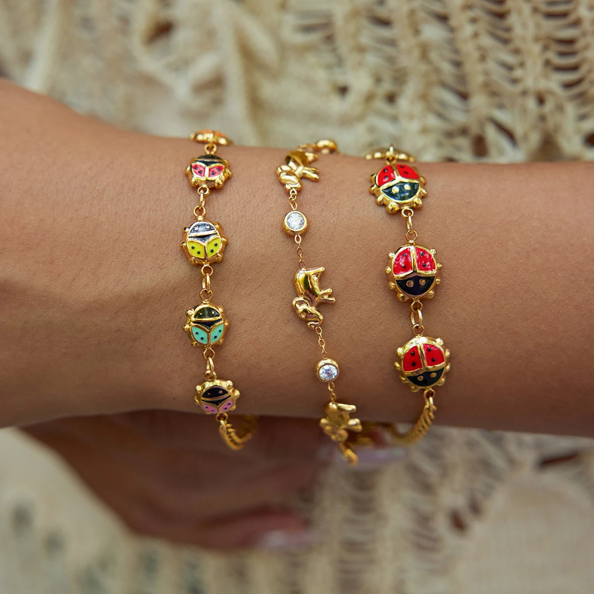 CZ Chain Bracelet — Stainless Steel · PS284