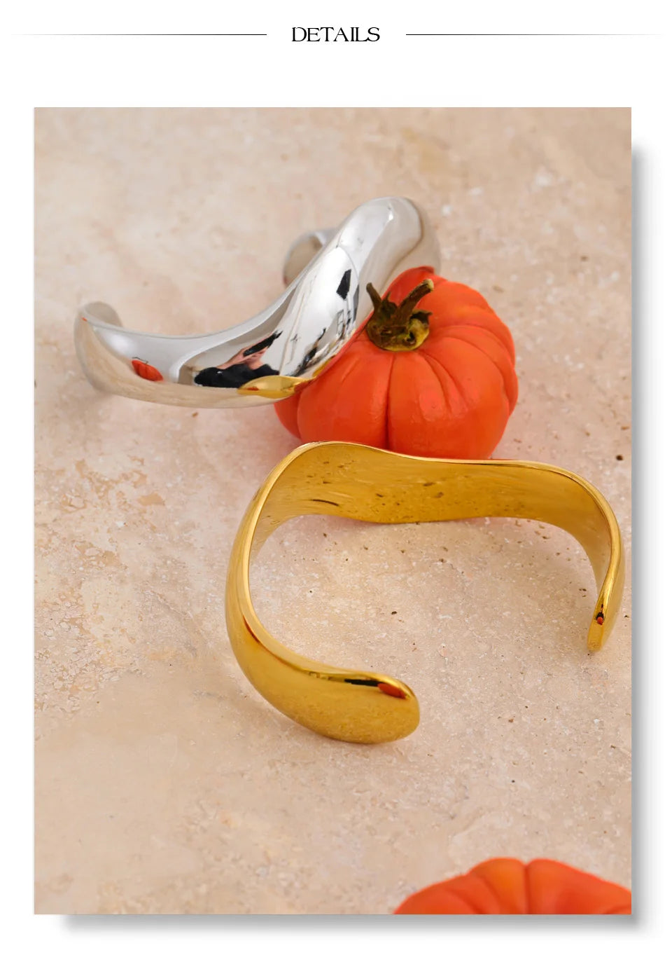 Minimalist Geometric Bracelet — Gold-Plated Stainless Steel · PS1688
