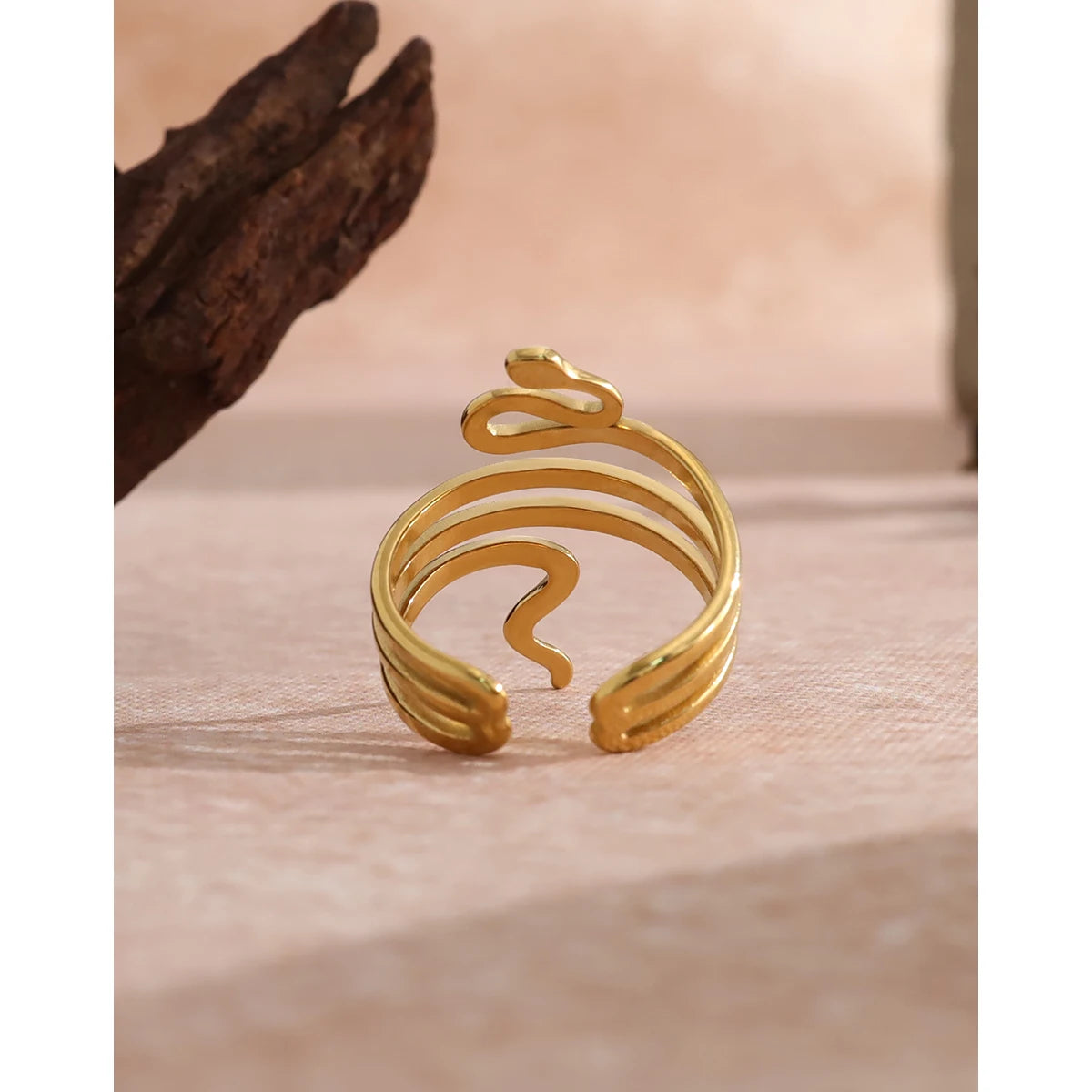 Snake Ring — Stainless Steel · PS475