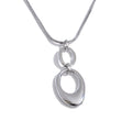 Geometric necklace in gold-plated stainless steel.