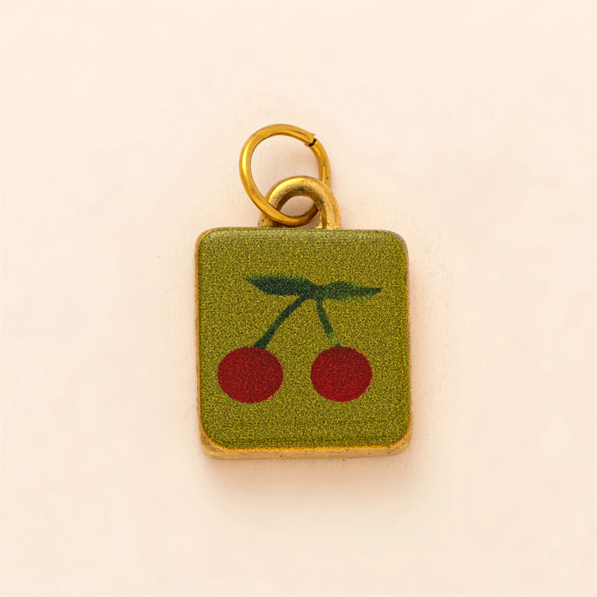 【DIY Pendant】Stainless Steel Floral & Fruit Charm Pendant - PS007