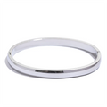 Geometric bracelet in gold-plated stainless steel.