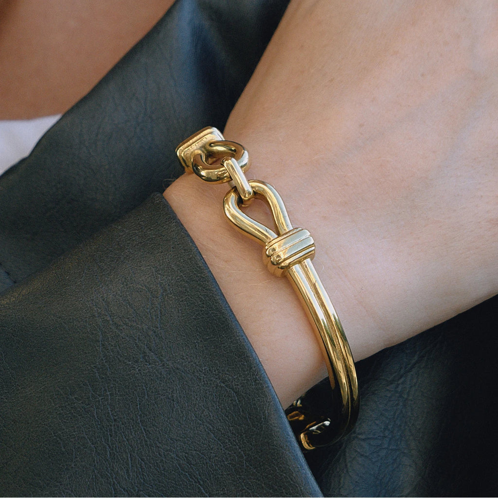 Wishbone Buckle Bracelet — Stainless Steel · PS381