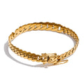 Geometric Chain Bracelet — Gold-Plated Stainless Steel · PS1766