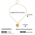 Lucky Flower Necklace — Stainless Steel · PS324