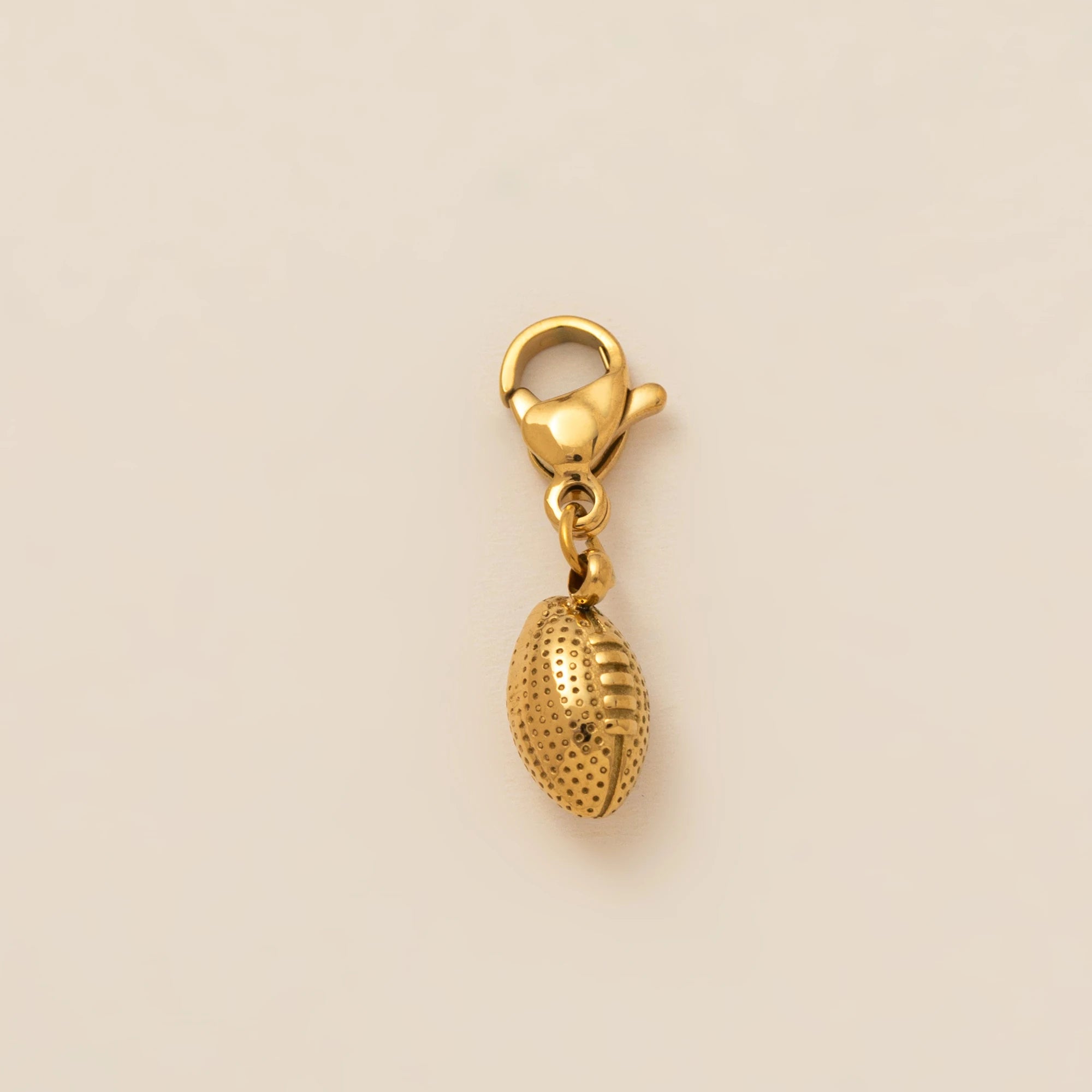 【DIY Pendant】Gold Plated Stainless Steel Sports Charm Pendant - PS024