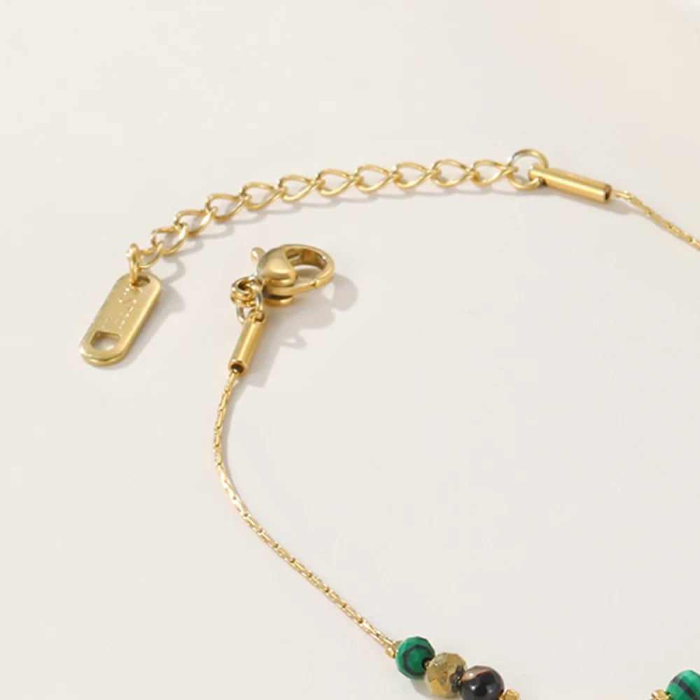 Beaded Chain Bracelet — 316L Stainless Steel · PS439