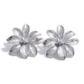 Flower Earrings — Gold-Plated Stainless Steel · PS2133